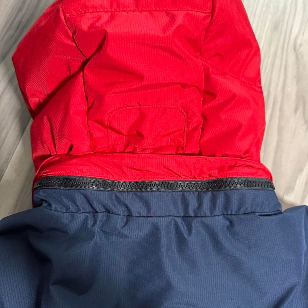 Polo Ralph Lauren red and navy blue puffer jacket with red horse logo, size XL - Picture 5 of 6